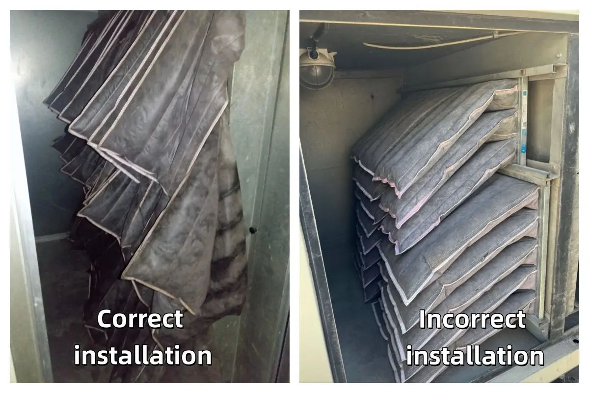Pocket Air Filter installation
